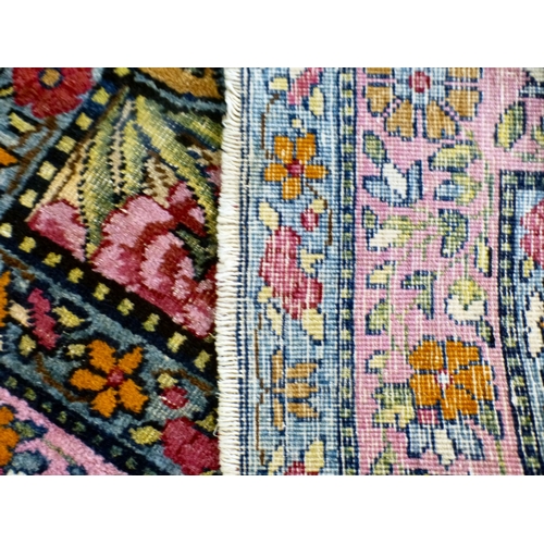 51 - Three machine made rugs&nbsp; various sizes; and another, North Central Persian style prayer mat&nbs... 
