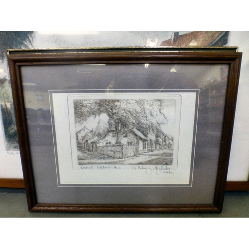58 - Charles Ludwig Stricher - pictures and Limited Edition prints: to include 'Niederrhein-Lobberick Bro... 