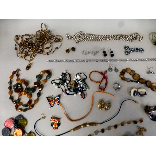 9 - Costume jewellery: to include Monet earrings