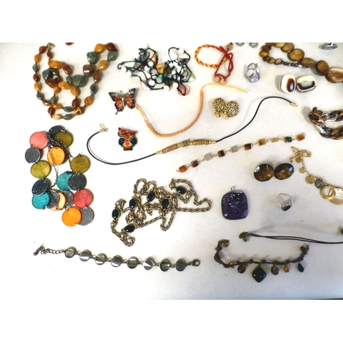 9 - Costume jewellery: to include Monet earrings