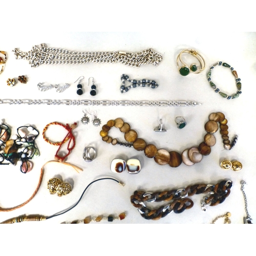 9 - Costume jewellery: to include Monet earrings