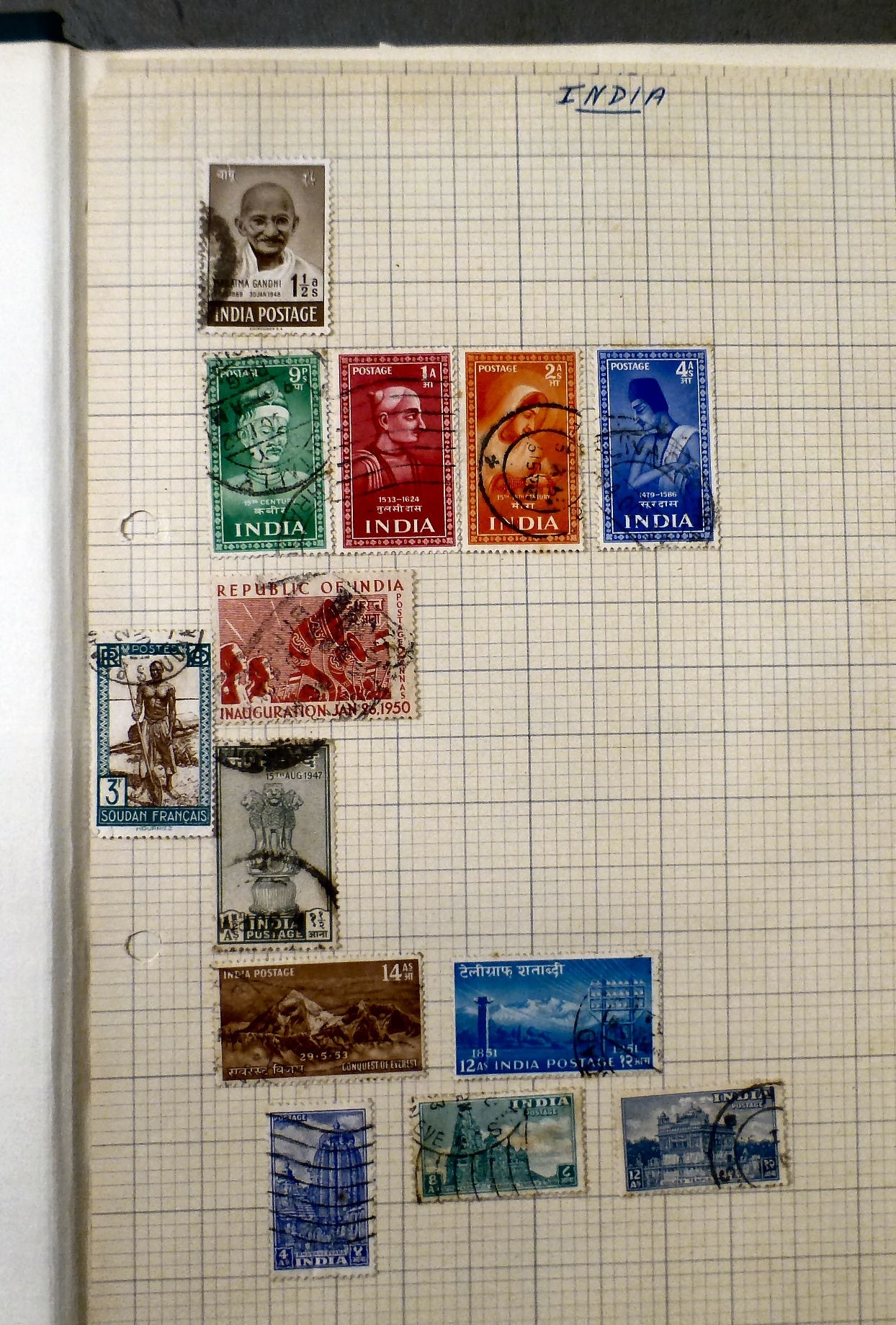 Uncollated postage stamps mainly used: to include Caribbean issues