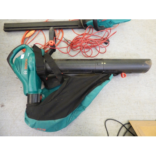 15 - Bosch electric garden tools, viz. an ALS30 leaf blower&nbsp; 46
