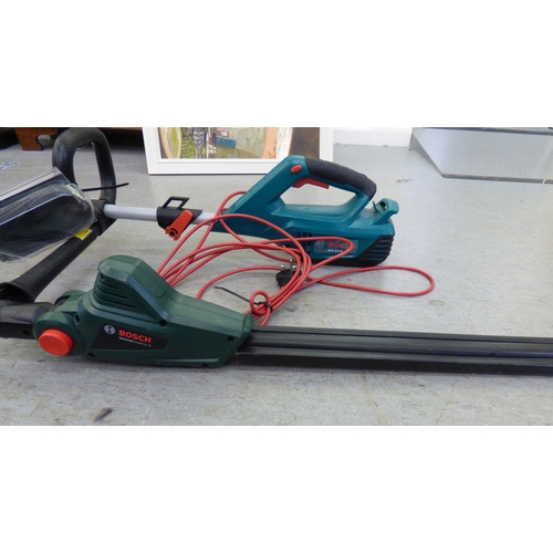 15 - Bosch electric garden tools, viz. an ALS30 leaf blower&nbsp; 46