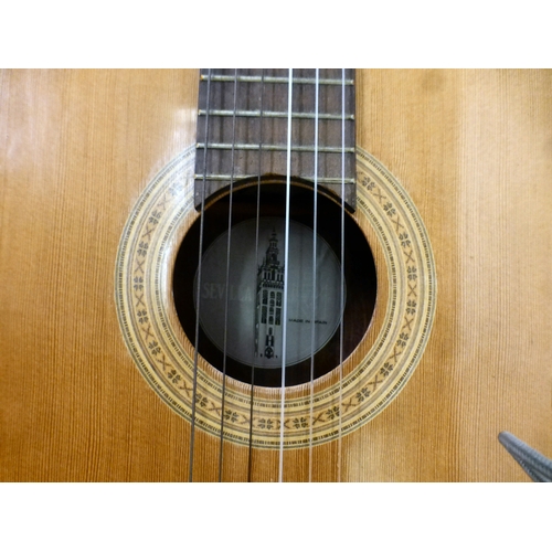 18 - A Spanish Sevilla Admira six string acoustic guitar