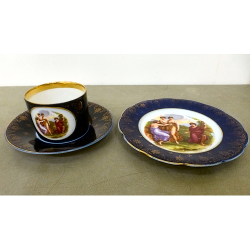 23 - Ceramics: to include a late 19thC German porcelain pin doll figure&nbsp; 4.75