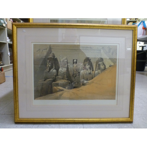 30 - After David Roberts - two Middle Eastern views&nbsp; coloured prints&nbsp; 13