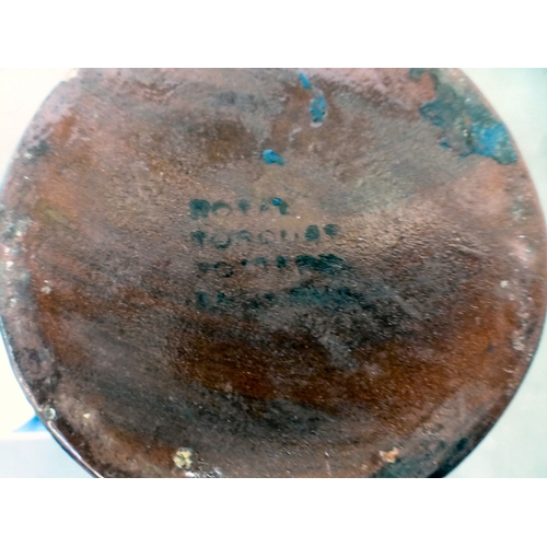 4 - A mixed lot: to include a Royal Torquay earthenware vase, decorated with a butterfly&nbsp; 11.5