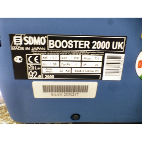 42 - An SDMO Booster 2000 Inverter portable generator&nbsp; 16