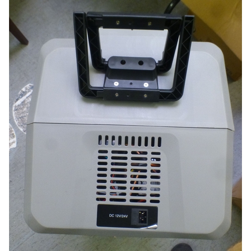43 - A Dellonda 36L portable Dual Zone Compressor fridge freezer  boxed