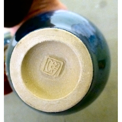 46 - Studio pottery: to include a Colin Gerard red glazed bowl&nbsp; 3.5