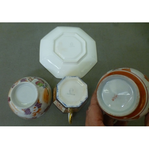 47 - Ceramics: to include a Japanese Imari plate, decorated with figures&nbsp; 12