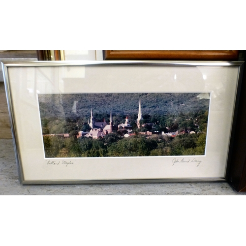 48 - Pictures and prints: to include after Harry J McGregor - a shoreline scene  Limited Edition 231/850 ... 