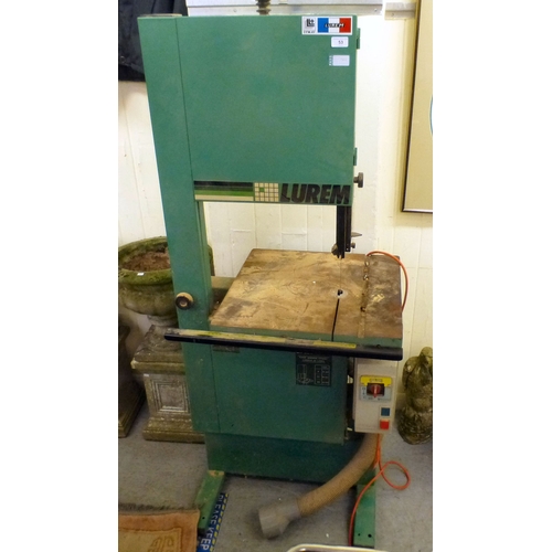 53 - A Lurem SAR 400 workshop band saw  65