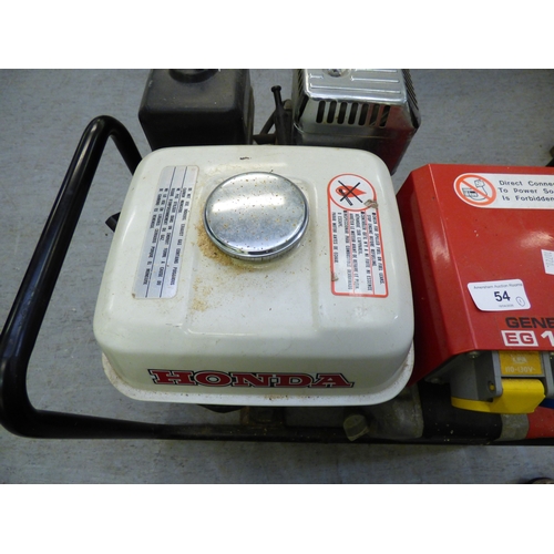 54 - A Honda EG 1500X portable generator&nbsp; 14