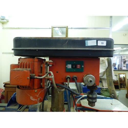 59 - A Sealey bench top pillar drill&nbsp; 32.5