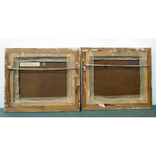 7 - Bob Vigg - two landscape studies&nbsp; oils on board&nbsp; bearing signatures&nbsp; 7.5