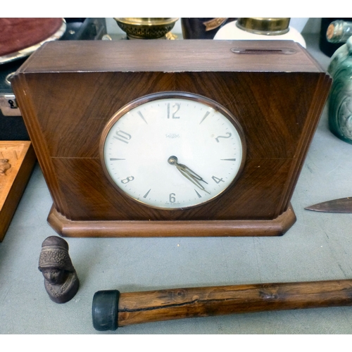 100 - A mixed lot: to include a coopered oak barrel  11