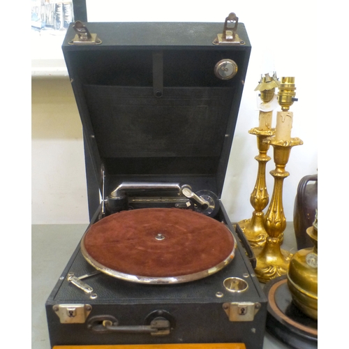 100 - A mixed lot: to include a coopered oak barrel  11