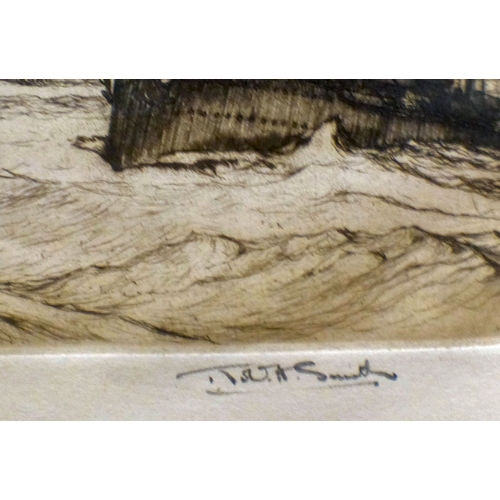 102 - Prints: to include after E Rudge - 'Grand Entrance to Rugby School House'&nbsp; print&nbsp; 8