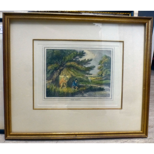 102 - Prints: to include after E Rudge - 'Grand Entrance to Rugby School House'&nbsp; print&nbsp; 8