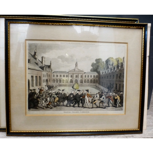 102 - Prints: to include after E Rudge - 'Grand Entrance to Rugby School House'&nbsp; print&nbsp; 8