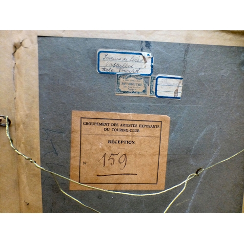 103 - Pictures and prints: to include a street scene  watercolour  bears an indistinct signature & dat... 