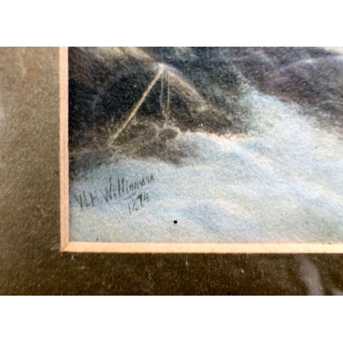 103 - Pictures and prints: to include a street scene  watercolour  bears an indistinct signature & dat... 