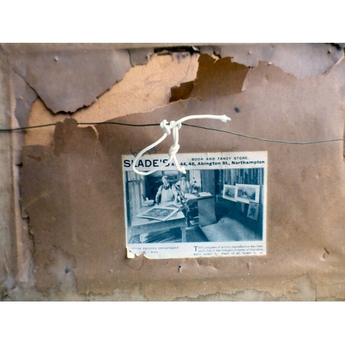 115 - Two pictures - possibly Northampton Church grounds&nbsp; watercolours&nbsp; both 7