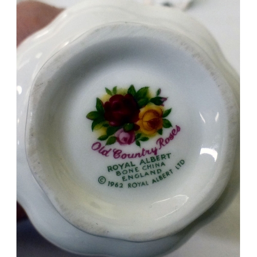 116 - Decorative bone china: to include Royal Albert Old Country Rose pattern teaware, the teapot&nbsp; 5.... 