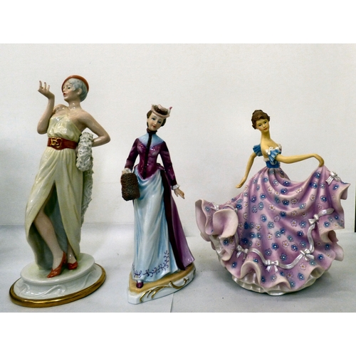 119 - Decorative ceramics: to include a Royal Doulton porcelain figure 'Kathy'  HN3305  7