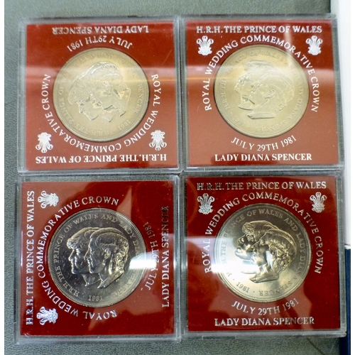 204 - Uncollated collector's coins: to include a silver proof example&nbsp; cased