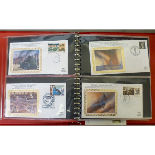 207 - Uncollated postage stamps: to include signed Battle of Britain examples