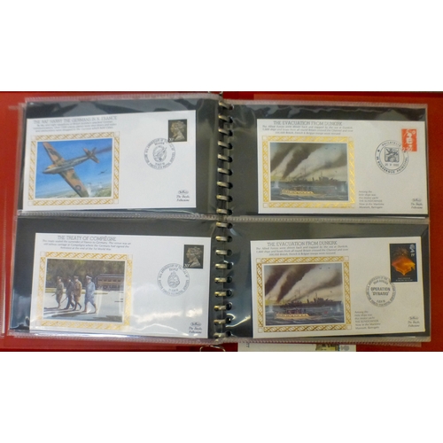 207 - Uncollated postage stamps: to include signed Battle of Britain examples