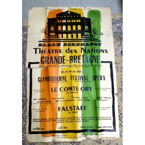 215 - Ephemera: to include 1930/1950s newspapers; opera programmes; and maps