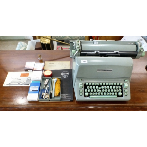 227 - A Hermes Ambassador B1-C manual typewriter&nbsp;