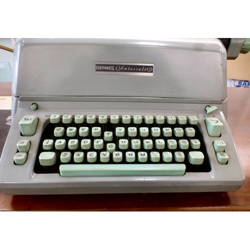 227 - A Hermes Ambassador B1-C manual typewriter&nbsp;