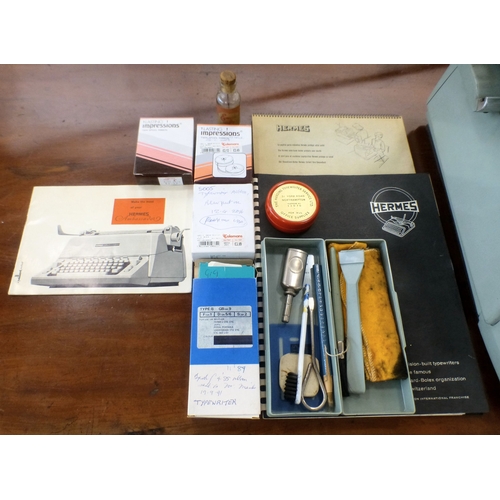 227 - A Hermes Ambassador B1-C manual typewriter&nbsp;