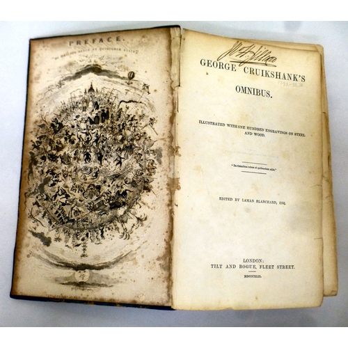 233 - Book: 'George Cruikshank's Omnibus' dated 1862