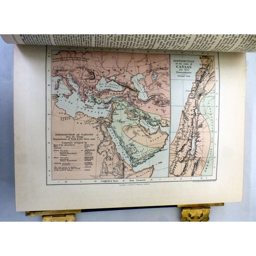 234 - An illustrated National Bible, bound with brass mounts; and a book, 'A Complete Account of the Build... 