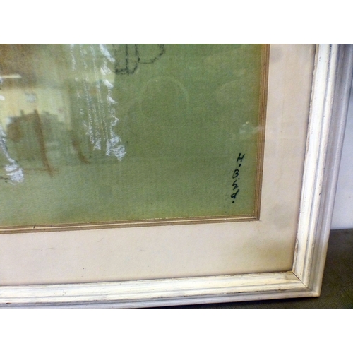 235 - Henry Bird - 'Chinese Fantasy'&nbsp; mixed media&nbsp; bears a signature & text verso&nbsp; 22