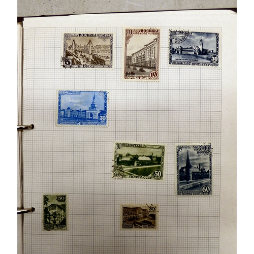 37 - An album of circa 1900-1960s uncollated Russian used/unused postage stamps