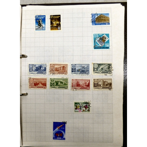 37 - An album of circa 1900-1960s uncollated Russian used/unused postage stamps