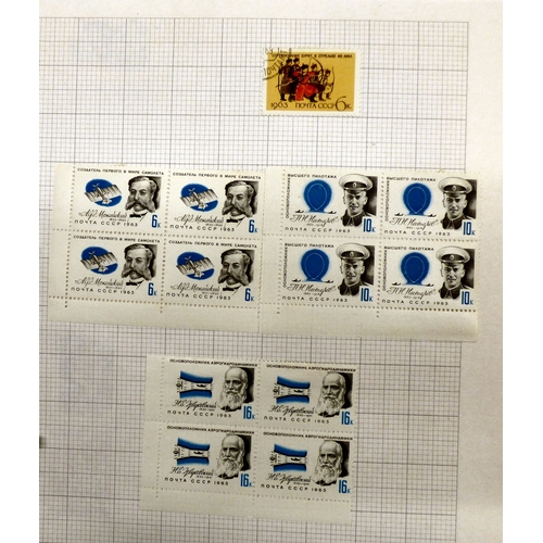 37 - An album of circa 1900-1960s uncollated Russian used/unused postage stamps