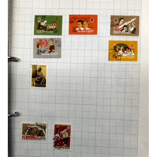 37 - An album of circa 1900-1960s uncollated Russian used/unused postage stamps