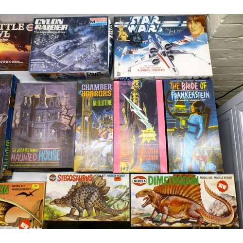 62 - Model kits&nbsp; various themes and scales&nbsp; (completeness not guaranteed)