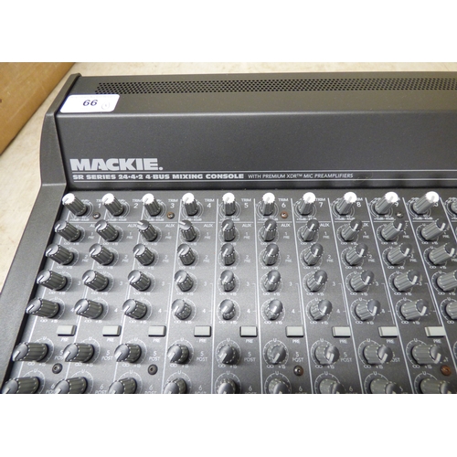 66 - A Mackie SR Series 24.4.2 Bus mixing console