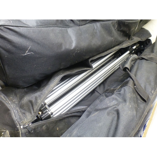 67 - AV equipment and lighting: to include a Sony MDM-x4 mini-disc, multi-track recorder; and a Canon 3cc... 