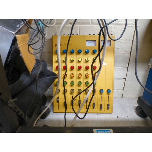 67 - AV equipment and lighting: to include a Sony MDM-x4 mini-disc, multi-track recorder; and a Canon 3cc... 