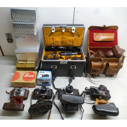 70 - Photographic equipment and accessories: to include Pentax and other lenses